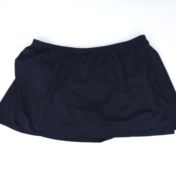 NEW Swimsuits for All Swim Bottom Skirted Bikini Size 24 Black, Plus Size Swim - Picture 1 of 4